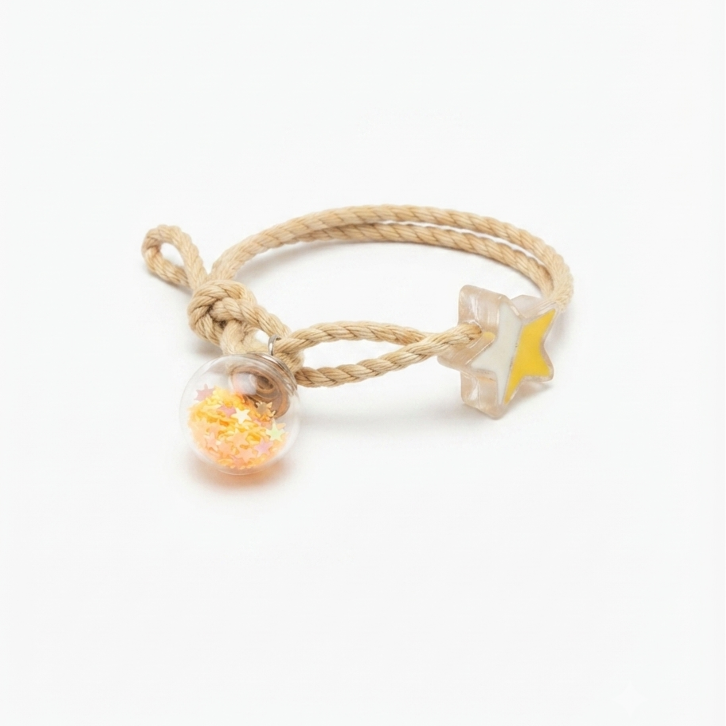 20832 {Pack of 12}  Korean-style Dream Planet Hope Bracelet for Sweet Girls, Fresh Small Hairband, Rubberband Dual-Purpose Couple Bracelet Scrunchie Hair Accessories