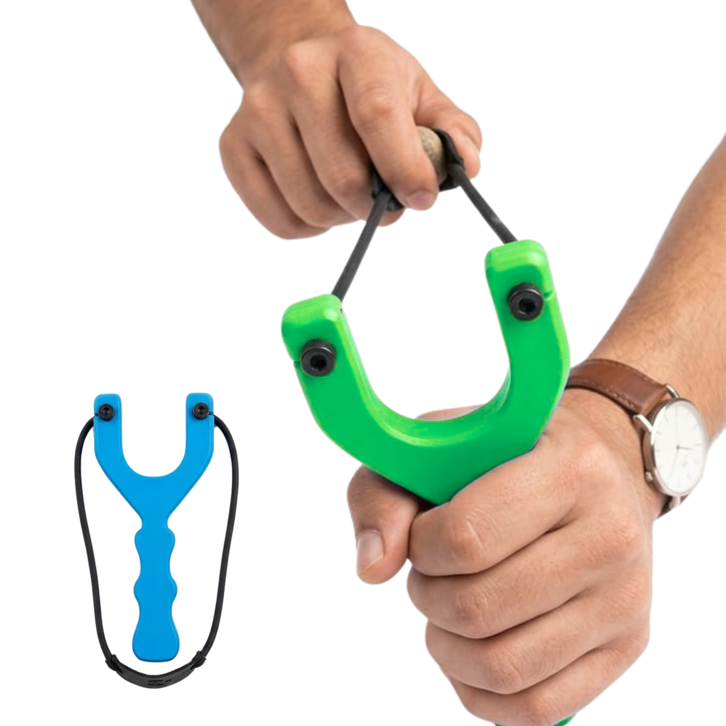 20683 Fiber Composite Slingshot with Laser Track Aid and Band – Target Improvement Tool