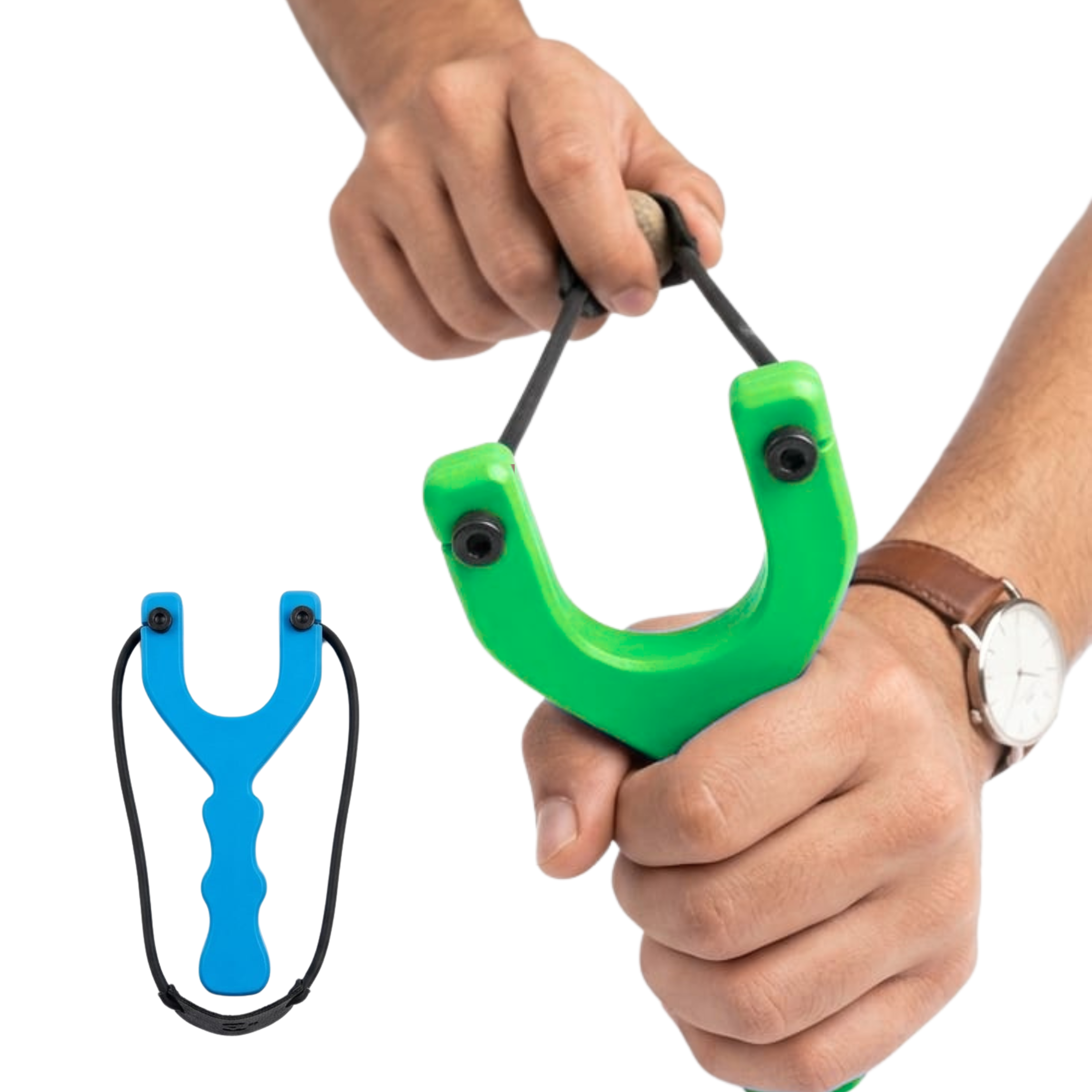20683 Fiber Composite Slingshot with Laser Track Aid and Band – Target Improvement Tool