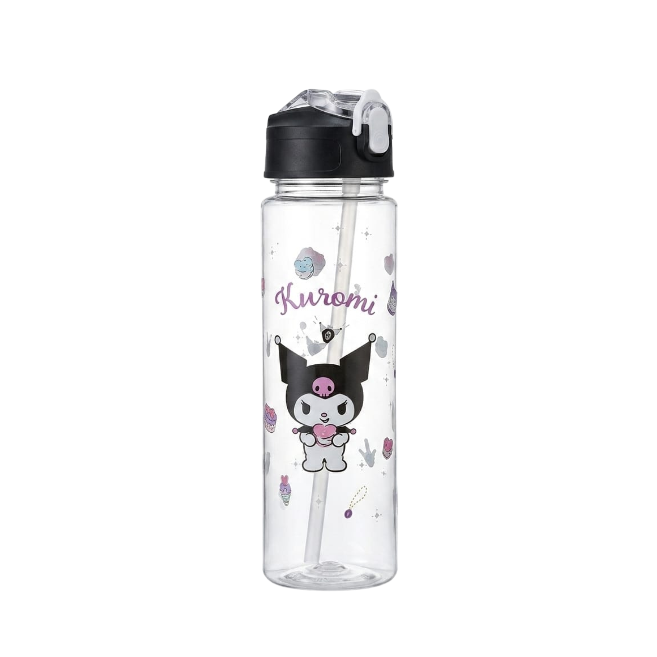 20688 Hello Kitty, My Melody, Kuromi Cartoon Cute Kids Sipper Water bottle Portable Water Bottle With Strap BPA Free Plastic Water Bottle {Random Design}