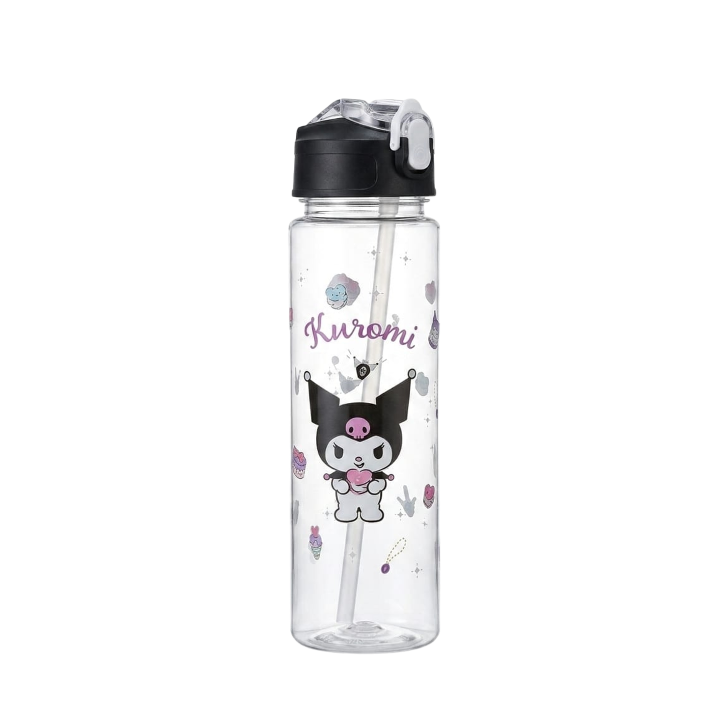 20688 Hello Kitty, My Melody, Kuromi Cartoon Cute Kids Sipper Water bottle Portable Water Bottle With Strap BPA Free Plastic Water Bottle {Random Design}