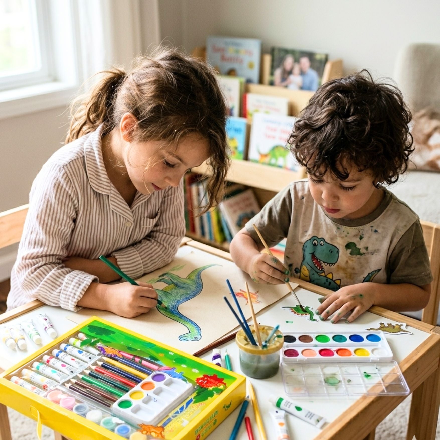 CSJ-717 60 Colour Stationery Set for Girls and Boys {Random Color}