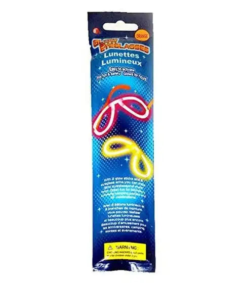 YJD5200 Crackles Luminous Glow Sticks Eye Glasses For Party Purpose Glow In The Dark Light