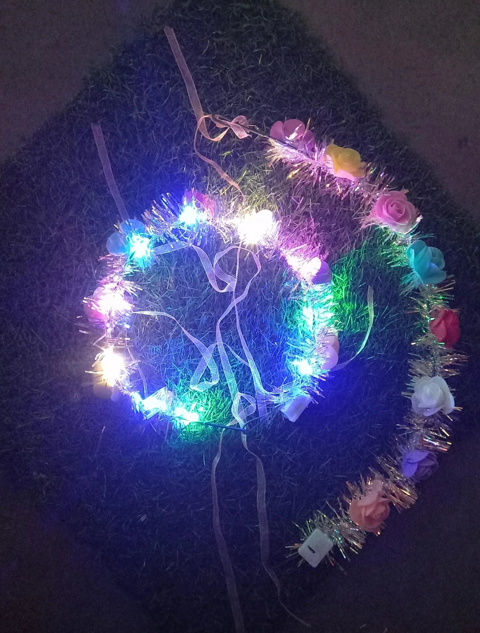 4625 Flower tiyara (pack of 10)