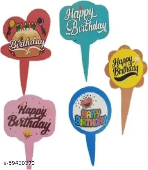 993 (100pcs) Happy Birthday Cake toppers