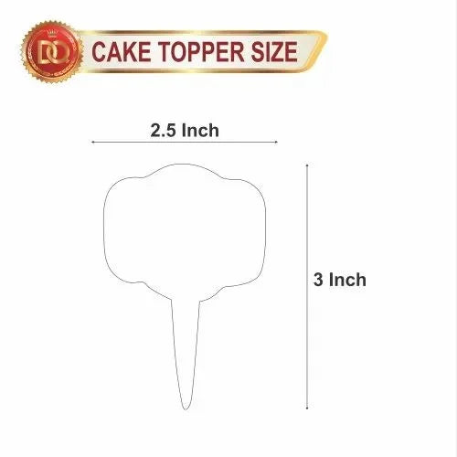 993 (100pcs) Happy Birthday Cake toppers