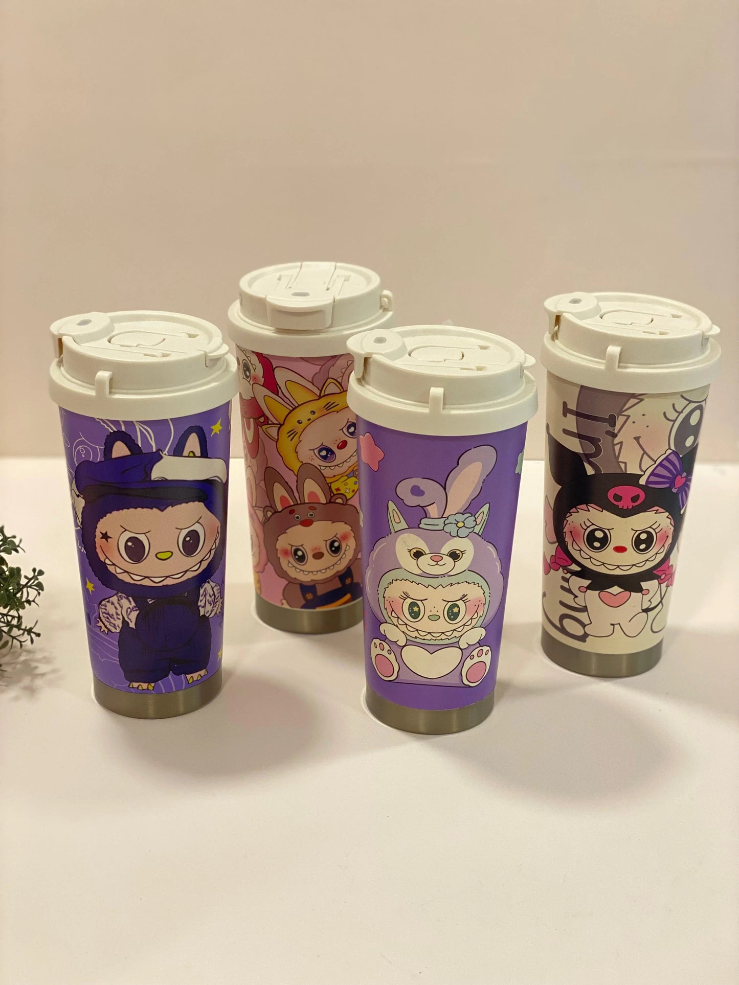 40355 Cute Labubu Character Stainless Steel Tumbler {Random Design}