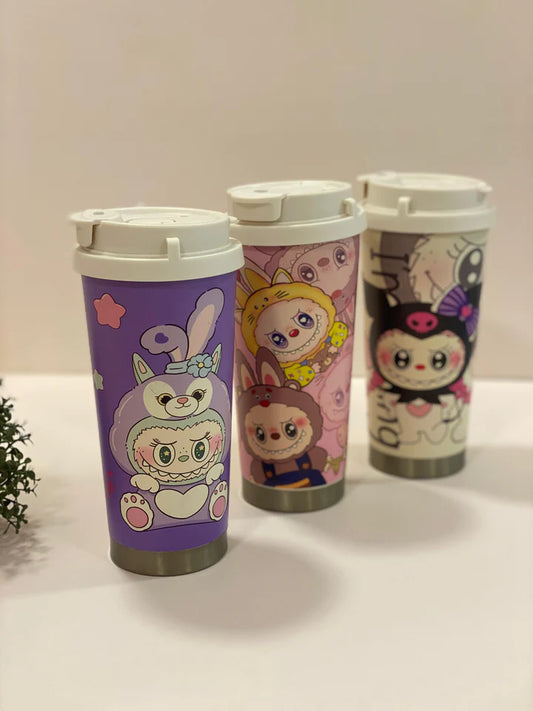 40355 Cute Labubu Character Stainless Steel Tumbler {Random Design}