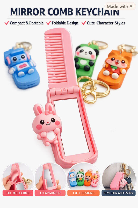 21264   Cute Cartoon Character Keychain – Colorful Toy Key Ring for Kids & Accessories