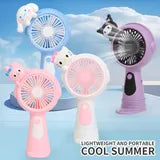 10813 Beautiful mini fan, perfect for summer! It’s compact and easy to carry (Multi Color)