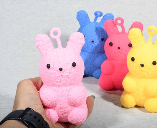 11139 Bunny Night Light for Kids, Cute for Nursery Cute Toy ,Kawaii Squishy Silicone Bunny Touch Lights