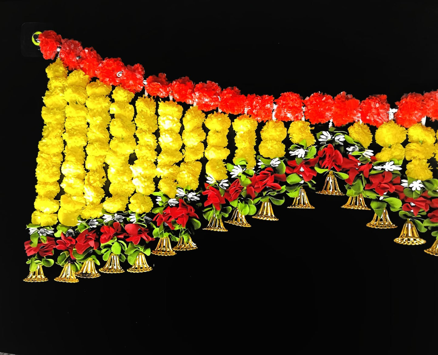 11149 Toran For Main Door Latest Home Decoration Entrance Hanging Handmade Bandarwal Gift Item {3 Feet}