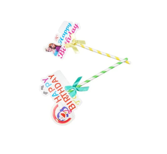 4128 (10 pcs) disney Birthday toppers Mix Design