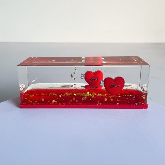 20361 Liquid Wave Motion Desk Toy: Delightful Addition to Any Space - Placed on a Desk, Shelf, Car Dashboard {Random Design}