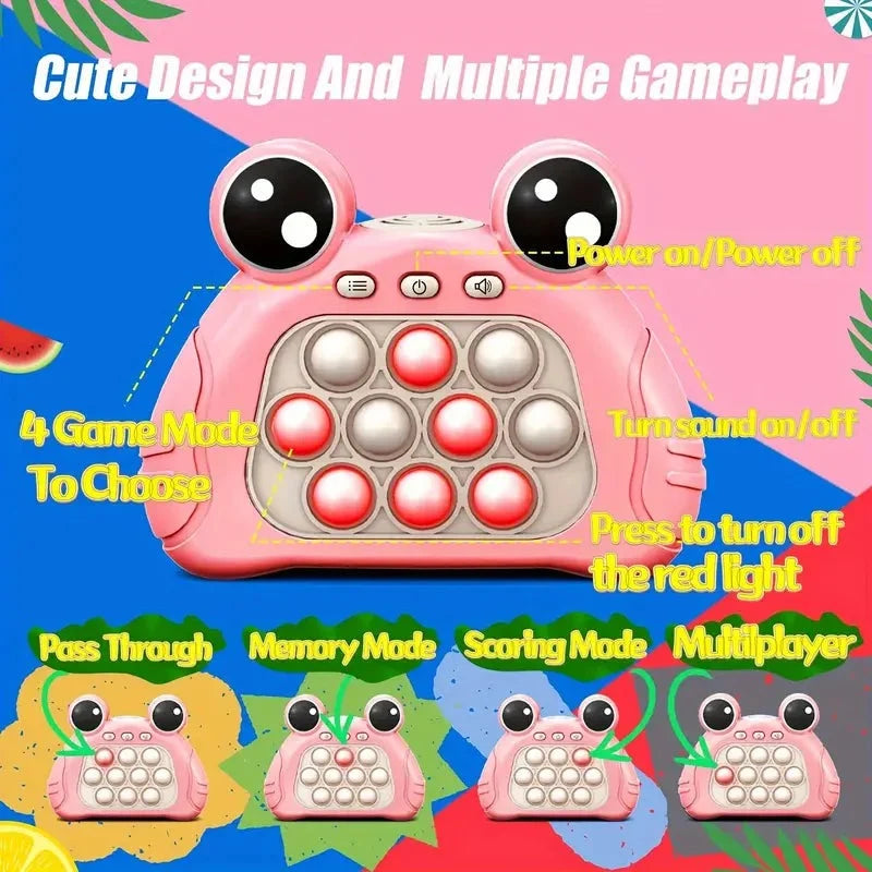 21142 Pop Fidget Toys Handheld Game for Teens Push Bubble Light up Puzzle Game Machine Best Gifts for Kids Multicolor21