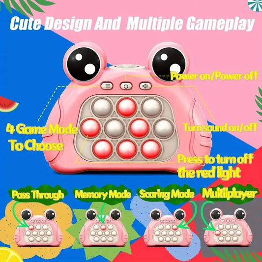 21142 Pop Fidget Toys Handheld Game for Teens Push Bubble Light up Puzzle Game Machine Best Gifts for Kids Multicolor21