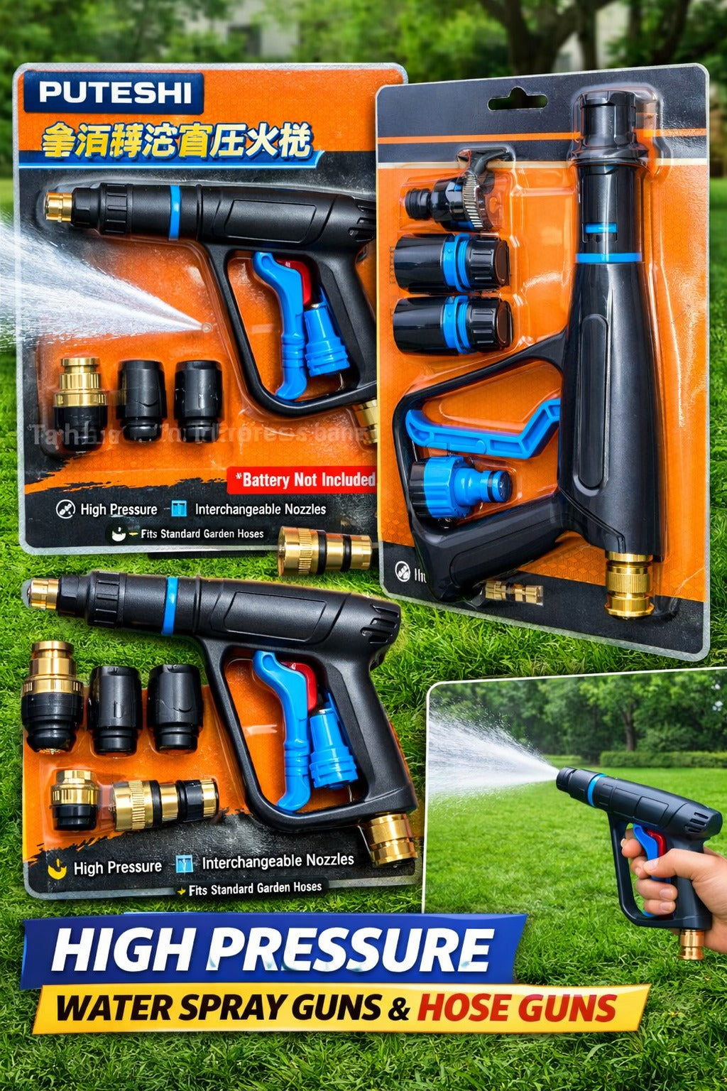 20795 Fieldstar Professional  Washer Gun – Adjustable Nozzle Heavy Duty Spray Gun with Lock Trigger | Compatible with Most Pressure Washers