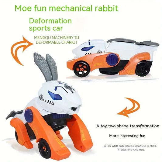 168-28. Flash childrens electrical rabbit Deformation car