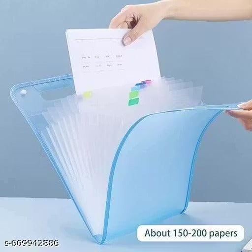 10365 /13 Layer A4 Paper File Folder, Multi-Layer Expanding Folder Paper Document Holder Organizer