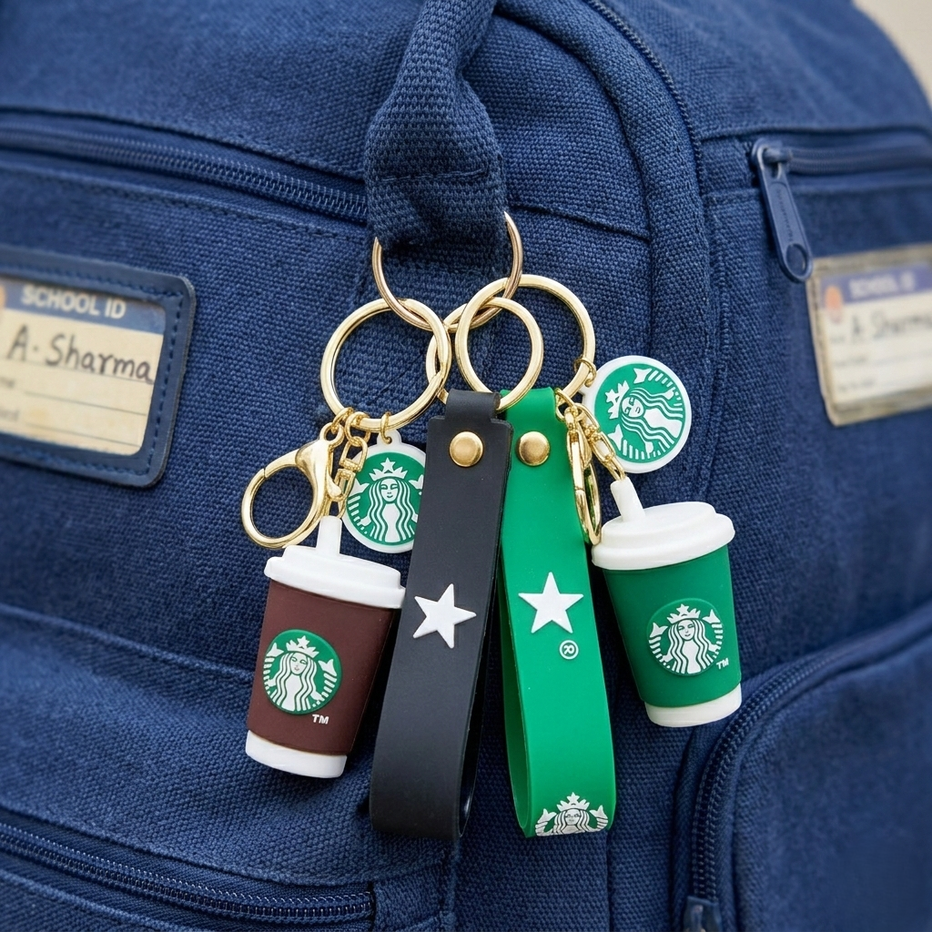 20387 Cute  Cup Keychain, Party Favors for Kids, Halloween Birthday Christmas Rainbow Party Supplies for Kids Adults Party Favors Gifts.
