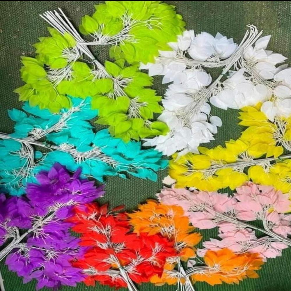 20968 (pack of 12)Artificial Ficus Leaves ficus Plant Leaves, Plants for Pot/vase, Home/Office Decor, Gift, Craft, Hanging Artificial Flowers