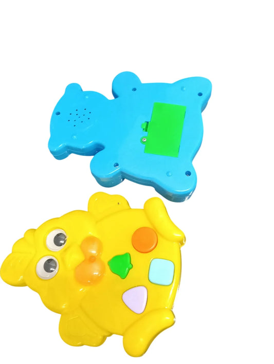 20084 Musical and Light Phone Toy Cow Shape 4 Different Button/Battery Operated {Random}