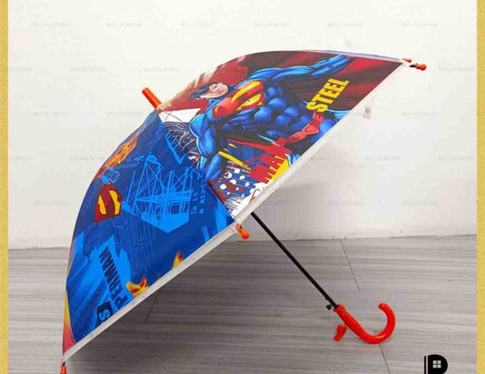 20315 Cartoon Print Kids Satan Umbrella for Boys & Girls | Cute Printed Children Umbrella for School & Rain for Girls and Boys {Random Design}