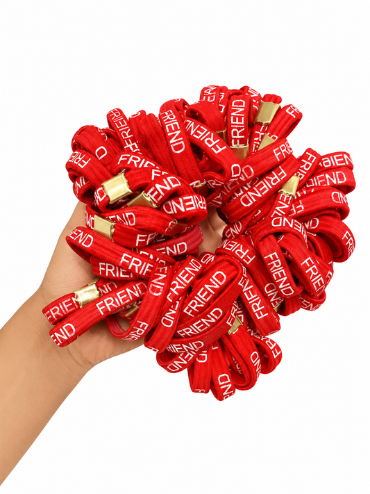 20788 {90 Pcs} Friendship day band, Resham Silk Thread Fancy for Friendship Day  Red Band for Girls and Boys