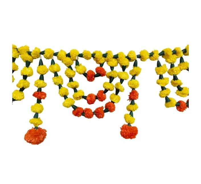 5009 Door Pom pom Toran 3 Feet Bandhanwar