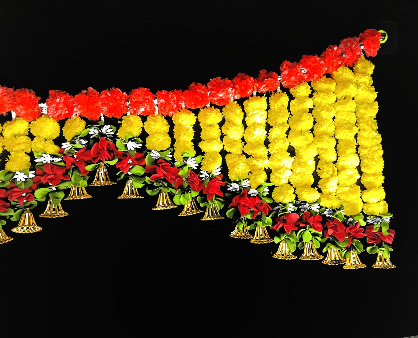 11149 Toran For Main Door Latest Home Decoration Entrance Hanging Handmade Bandarwal Gift Item {3 Feet}