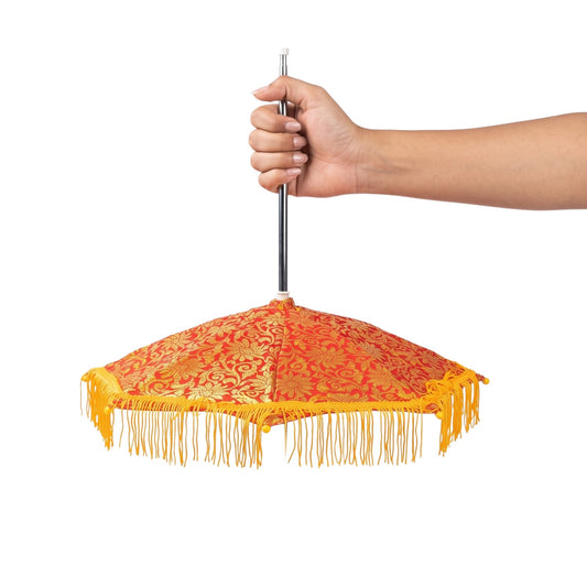 21126 Traditional Decorative Tassel Parasol Umbrella