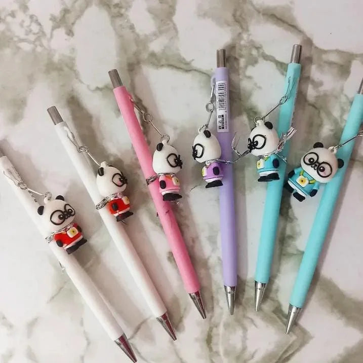 10472 {Pack of 6} Mechanical Pencil with Teddy Topper – Pre-Sharpened Pencils for Kids, Kawaii Pencils for Kids, Cute Pencils, Birthday Gift, Return Gift for Kids, Party