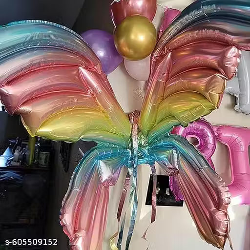 20190 Fairy Princess Wearable Butterfly Wings Foil Party Decoration Balloon for Children