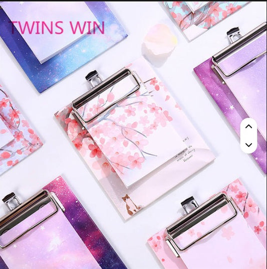 A05-25 Newest Design Desktop Stationery Set Wholesale Free Sample Flower Printing Self-Adhesive Paper Memo Sticky Note Pad