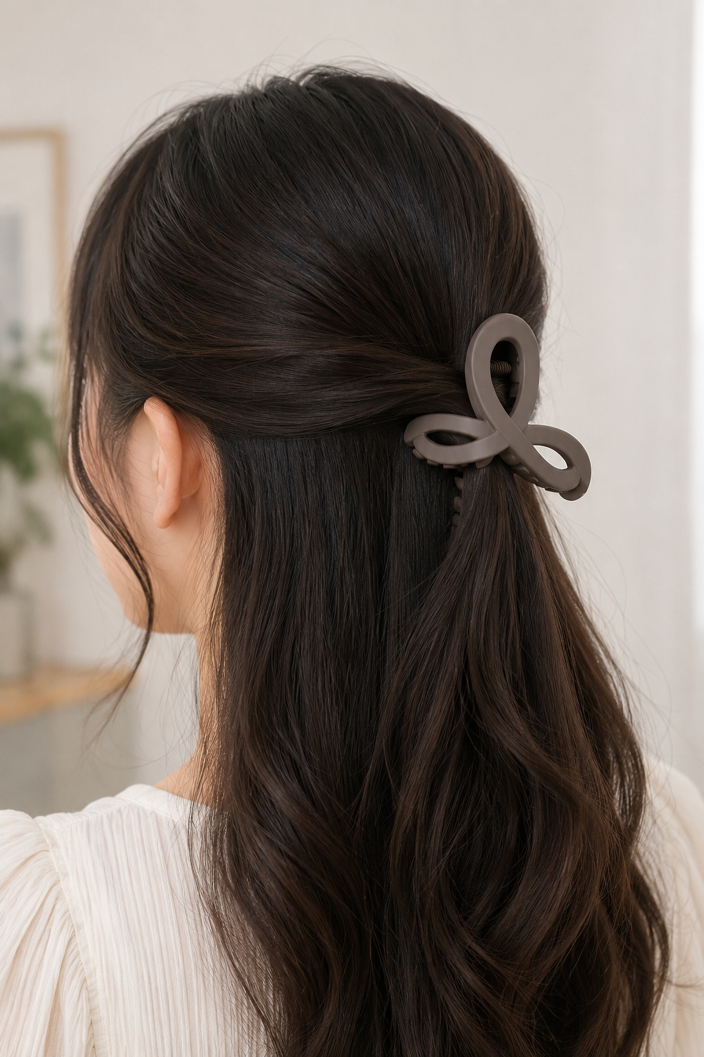 20905 {Pack of 12} Korean Style Matte Hair Claw Clip | Fashion Hair Clutcher for Women