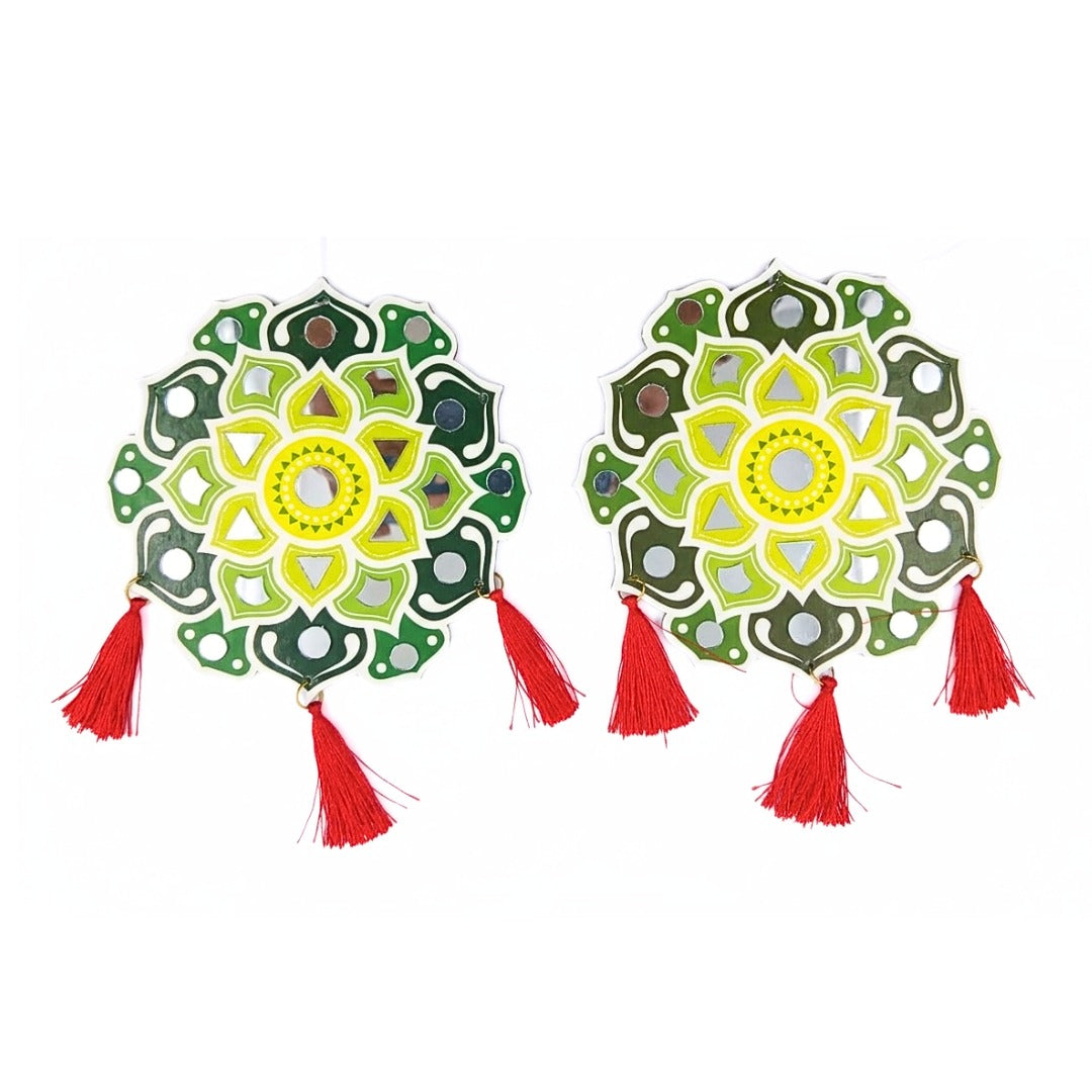 3086 {6 Pcs} Lippan Art Wall Hanging for Decoration {Random Design}