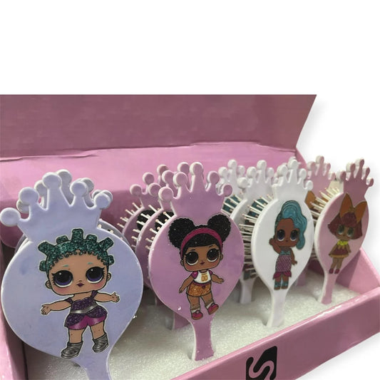 20170 Mini Hair Brush Pain Free Comb for Women, Men, Boys and Girls {Random Design}