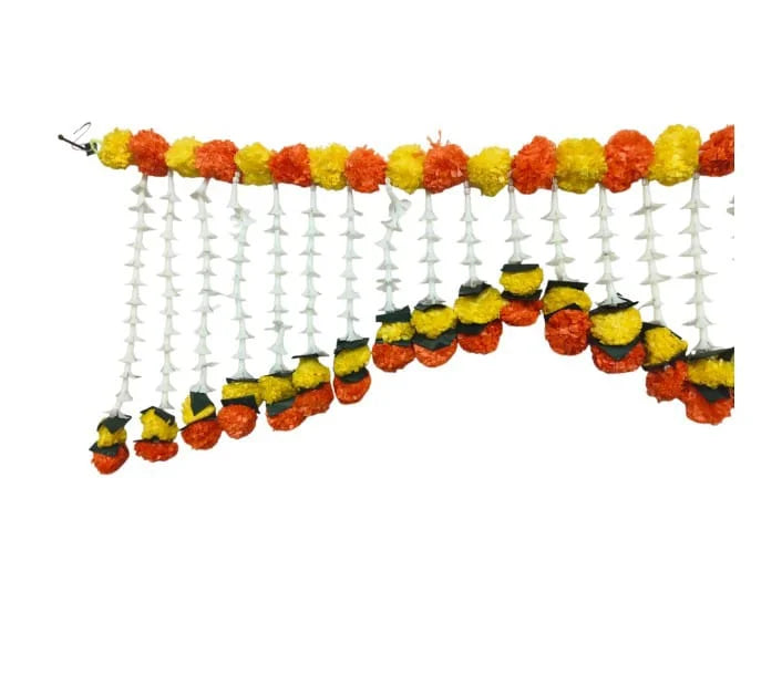 5010 Door Pom pom Toran 3 Feet Bandhanwar