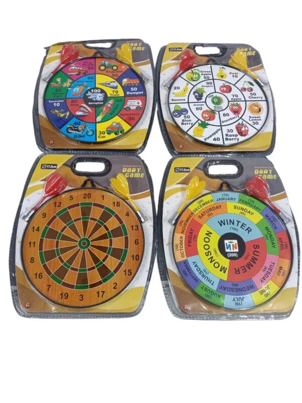 LM-007 Magnetic Dart Board Game for Kids – 7 Inch Indoor & Outdoor Fun with 2 Soft Darts