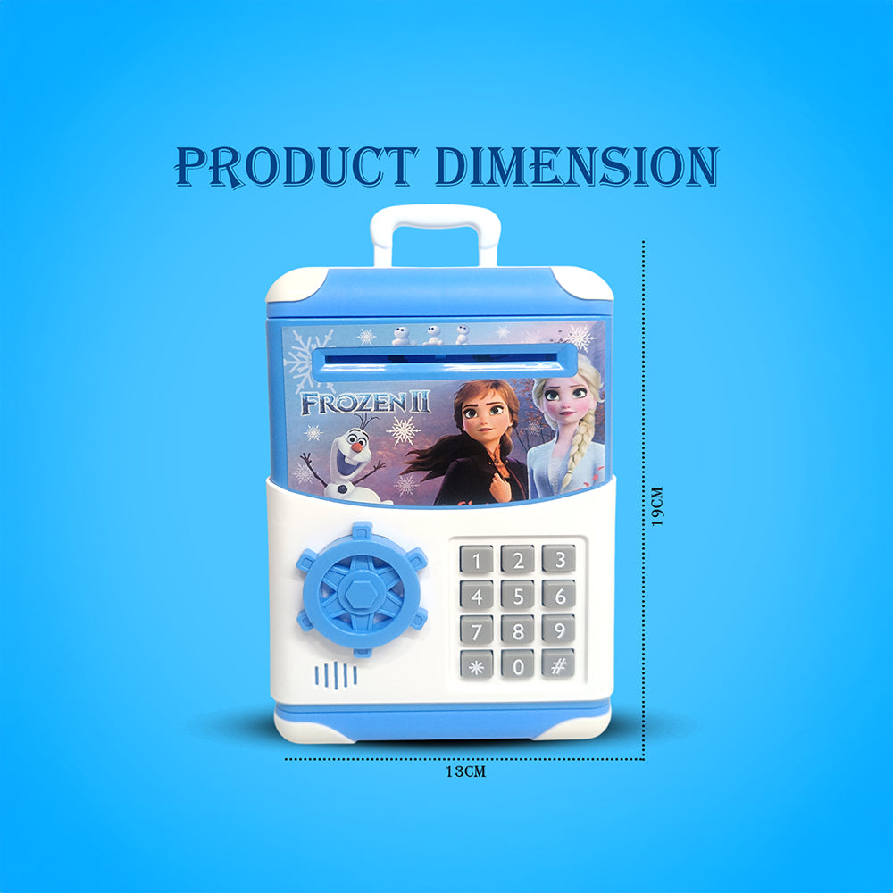20194 Piggy Savings Bank with Electronic Lock Piggy Bank ATM with Password, Cartoon Piggy Bank for Kids