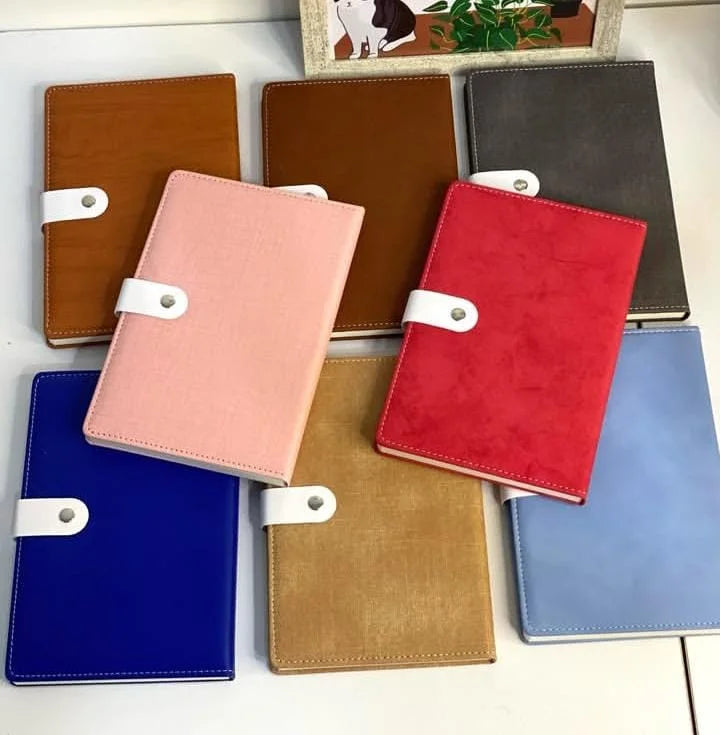 11208 Leather Journal Organizer Planner Writing Notebook {Multicolor}