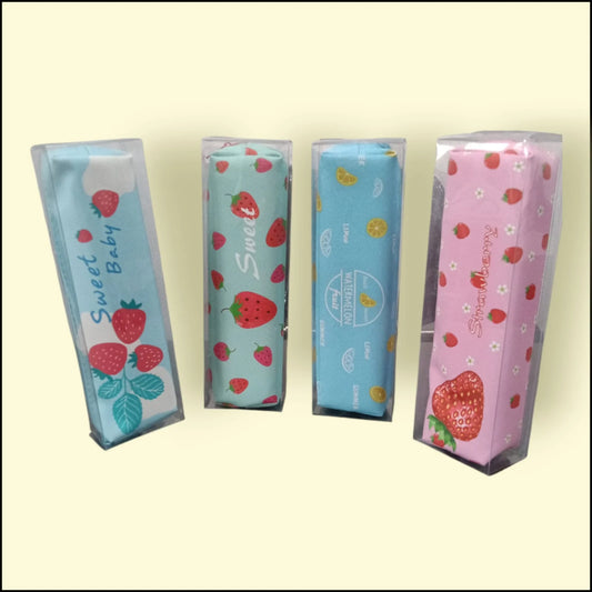GBT-4177 Fruit Pencil Case Women Funny Pen Pouch Simple Carrying Box for Adult With Smooth Zipper