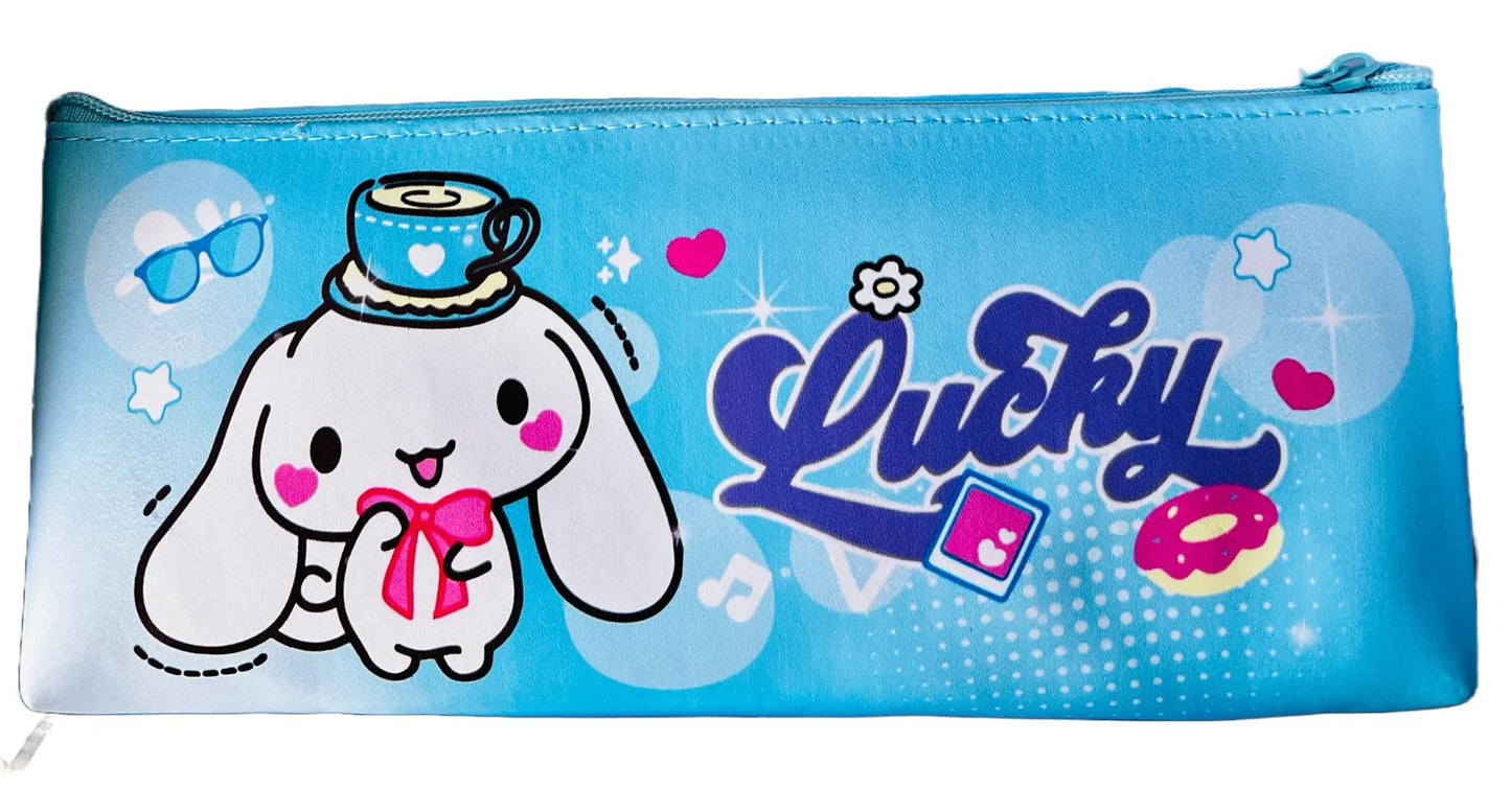 188212 Pencil Pouch for Boys and Girls Pencil Case School Stationery 1 Zipper {Random Design}