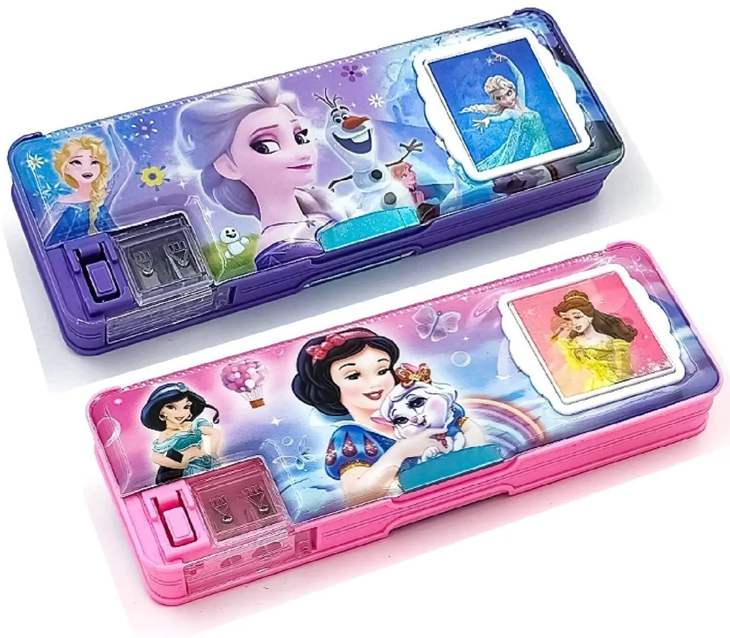 20431 Magnetic Pencil Box with Calculator & Dual Sharpener for Girls {Random Design}