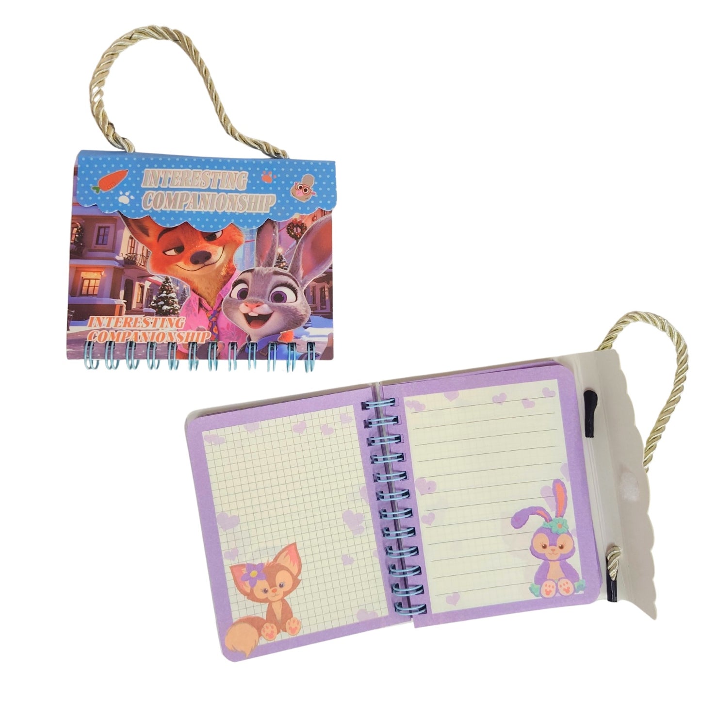 WZ-010 Colorful Cartoon Notes Book {Random Design}