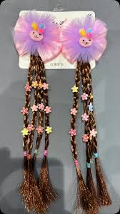 20906 {1 Pair} Hair Extension For Kids Butterfly Cartoon Hair Pin Wing For Girls Kids Hair Accessories (random colours)