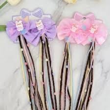 20906 {1 Pair} Hair Extension For Kids Butterfly Cartoon Hair Pin Wing For Girls Kids Hair Accessories (random colours)