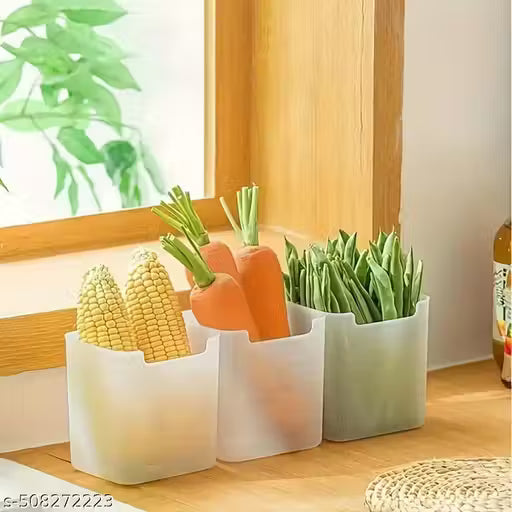 10514 {6pcs} fridge storage boxes multipurpose containers