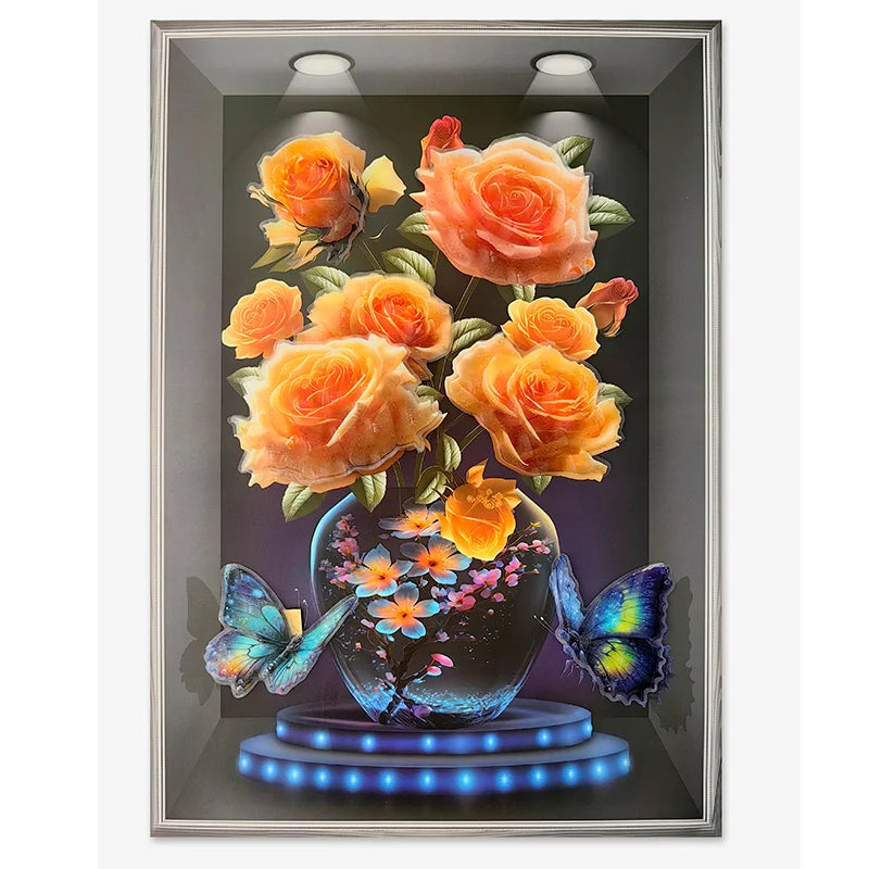 20169 Room Decor Flowers Sticker Wall Decor New Fashion