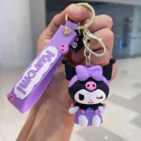 21321 Wanna Party Cute Keychain Kawaii Anime Keychain, Kurumi, Key Rings for Girls & Boys, Car, Bags, Backpack & Room Accessories